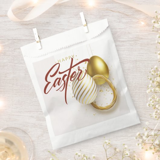Happy Easter Favor Bag Bedankzakje (Geknipt)