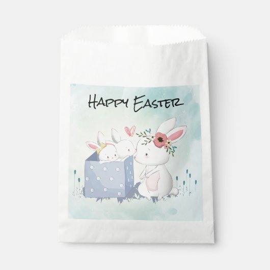 Happy Easter Favor Bag Bedankzakje (Voorkant)