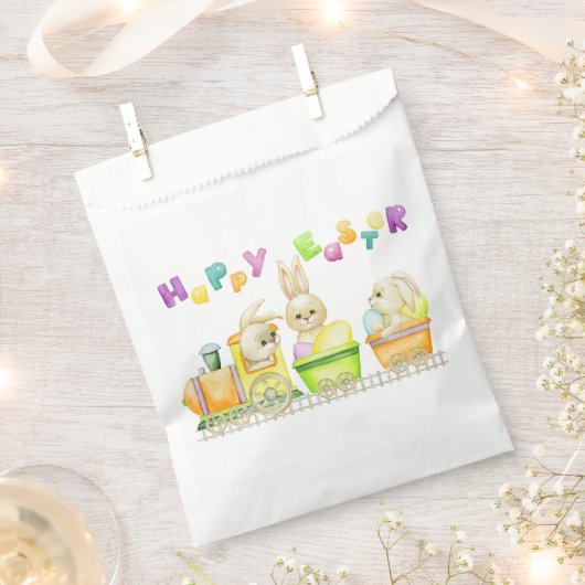 Happy Easter Favor Bag Bedankzakje (Geknipt)