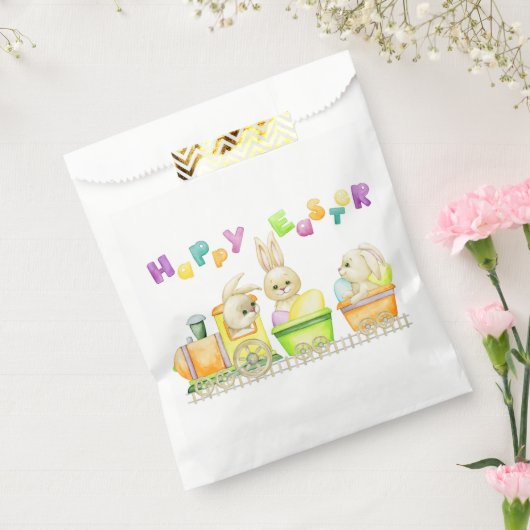 Happy Easter Favor Bag Bedankzakje (Gezegeld)