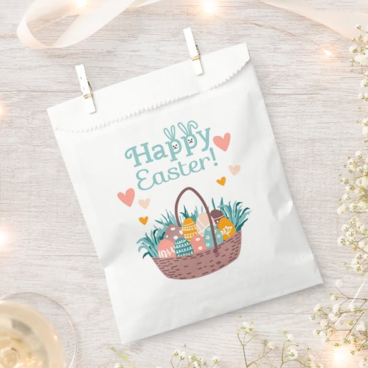 Happy Easter Favor Bag Bedankzakje (Geknipt)