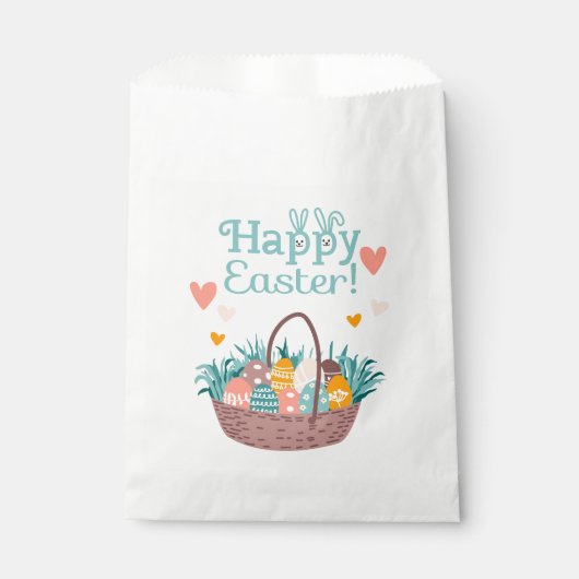 Happy Easter Favor Bag Bedankzakje (Voorkant)
