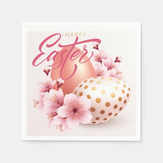 Happy Easter Favor Bag Servet (Voorkant)