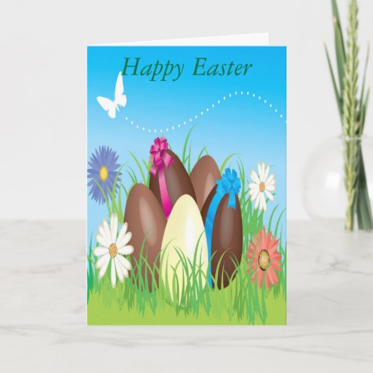 Happy Easter Feestdagen Kaart (Voorkant)