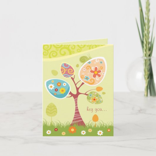 Happy Easter Feestdagen Kaart (Voorkant)