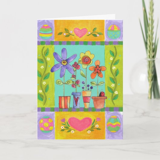 Happy Easter Feestdagen Kaart (Voorkant)