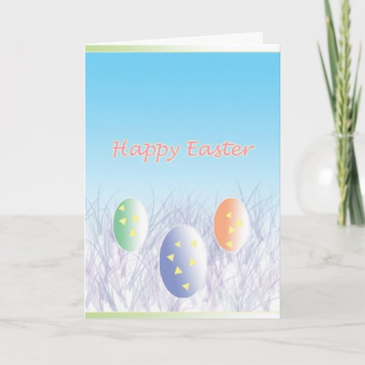 Happy Easter Feestdagen Kaart (Voorkant)