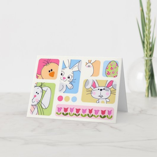 Happy Easter Feestdagen Kaart (Voorkant)