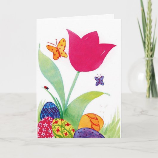 Happy Easter Feestdagen Kaart (Voorkant)