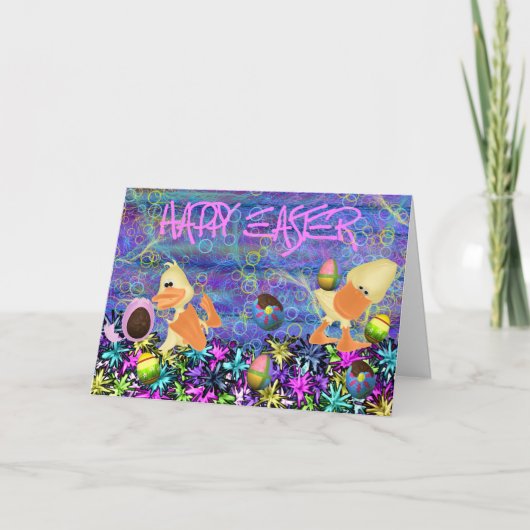 HAPPY EASTER FEESTDAGEN KAART (Voorkant)