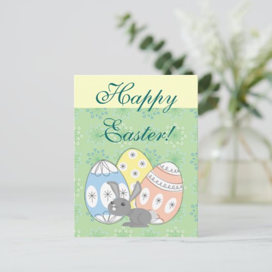 Happy Easter Feestdagenkaart (Staand voorkant)