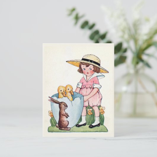 "Happy Easter"  Feestdagenkaart (Staand voorkant)