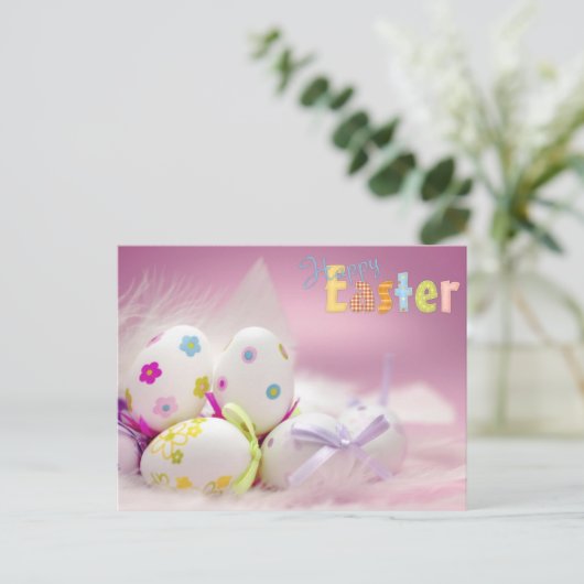 happy easter feestdagenkaart (Staand voorkant)