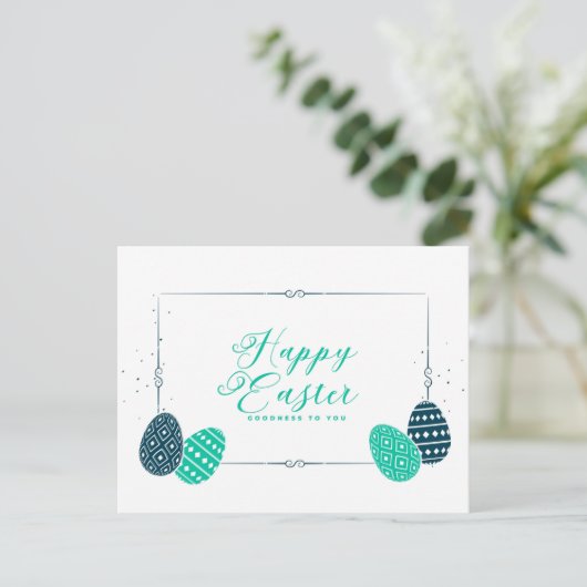 Happy Easter Feestdagenkaart (Staand voorkant)