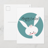 Happy Easter Feestdagenkaart (Voorkant / Achterkant)