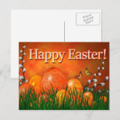 Happy Easter Feestdagenkaart (Voorkant / Achterkant)