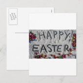 happy easter feestdagenkaart (Voorkant / Achterkant)