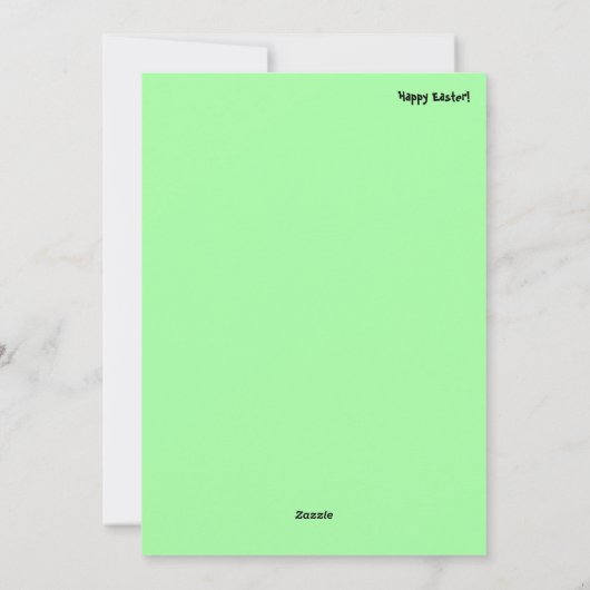 Happy Easter! Feestdagenkaart (Achterkant)