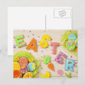 happy easter feestdagenkaart (Voorkant / Achterkant)