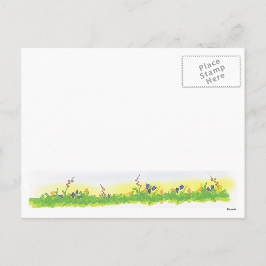 Happy Easter Feestdagenkaart (Achterkant)