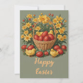 Happy Easter Feestdagenkaart (Voorkant)