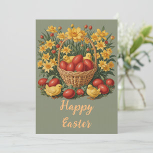 Happy Easter Feestdagenkaart