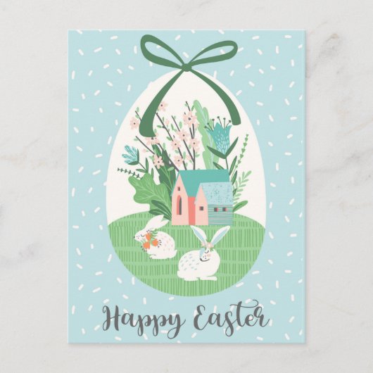 Happy Easter Feestdagenkaart (Voorkant)