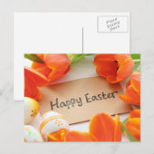 happy easter feestdagenkaart (Voorkant / Achterkant)