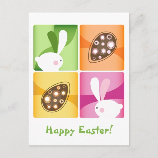 Happy Easter Feestdagenkaart (Voorkant)