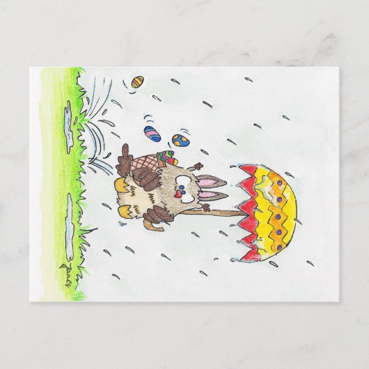 Happy Easter Feestdagenkaart (Voorkant)