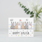 Happy Easter Feestdagenkaart (Staand voorkant)