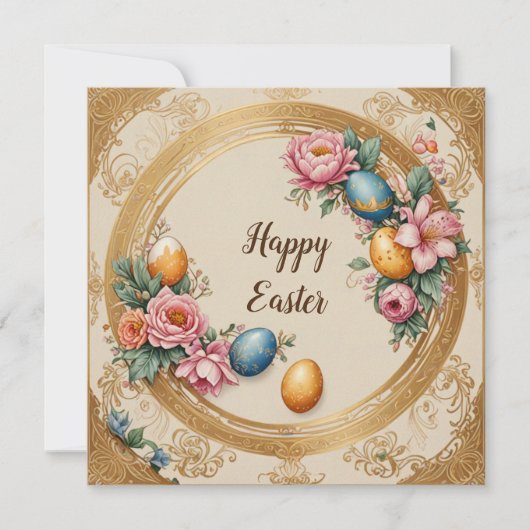 Happy Easter Feestdagenkaart (Voorkant)
