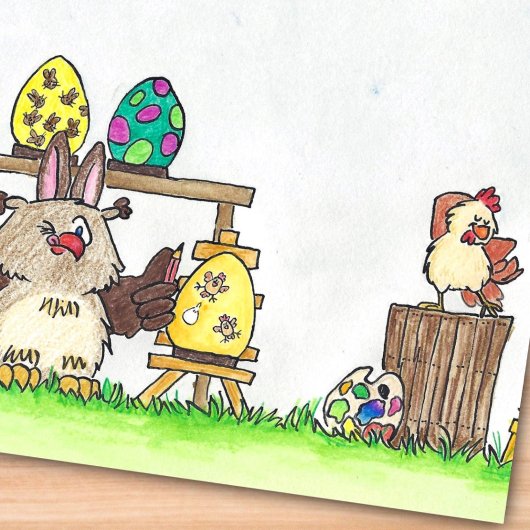 Happy Easter Feestdagenkaart