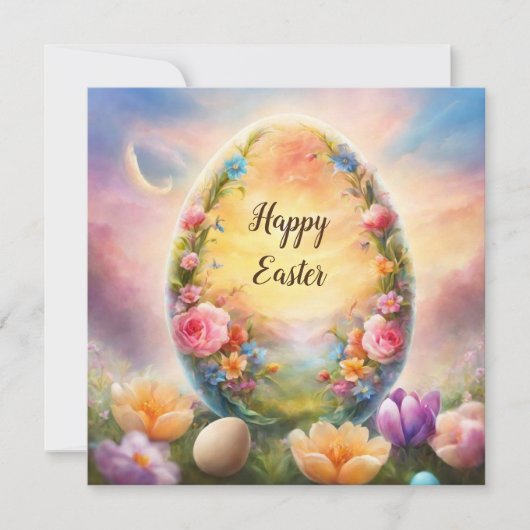 Happy Easter Feestdagenkaart (Voorkant)