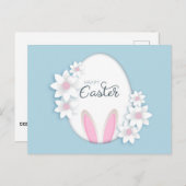 Happy Easter Feestdagenkaart (Voorkant / Achterkant)