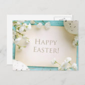 Happy Easter Feestdagenkaart (Voorkant / Achterkant)