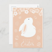 Happy Easter Feestdagenkaart (Voorkant / Achterkant)