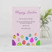 Happy Easter Feestdagenkaart (Staand voorkant)