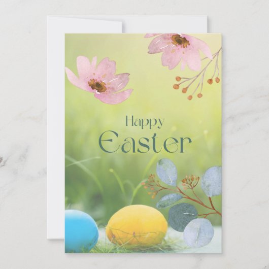 Happy Easter Feestdagenkaart (Voorkant)