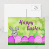 Happy Easter Feestdagenkaart (Voorkant / Achterkant)