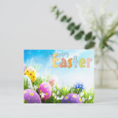 happy easter feestdagenkaart (Staand voorkant)