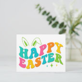 Happy Easter Feestdagenkaart (Staand voorkant)