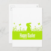 Happy Easter Feestdagenkaart (Voorkant / Achterkant)