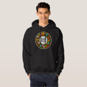 Happy Easter – Festive Egg Wreath almofada Hoodie (Voorkant volledig)