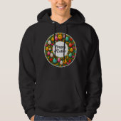 Happy Easter – Festive Egg Wreath almofada Hoodie (Voorkant)