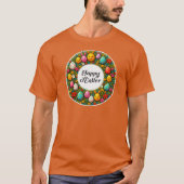 Happy Easter – Festive Egg Wreath camiseta T-shirt (Voorkant)