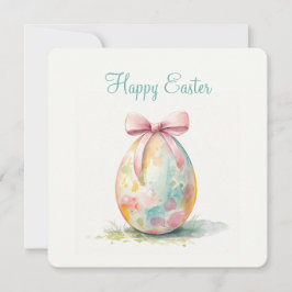 Happy Easter Flat Holiday Kaart