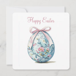 Happy Easter Flat Holiday Kaart