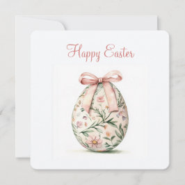 Happy Easter Flat Holiday Kaart