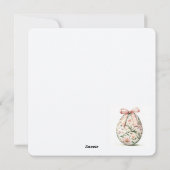 Happy Easter Flat Holiday Kaart (Achterkant)